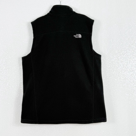 The North Face Black Fleece Vest Men’s Size Large Full Zip Sleeveless Jacket - Picture 10 of 14